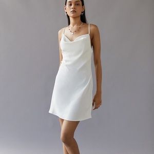 UO Mallory cowl neck slip dress M